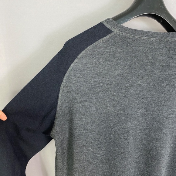 Goodman Brand Mens Long Sleeve Wool Sweater in Charcoal Heather Size XXL - Picture 5 of 9